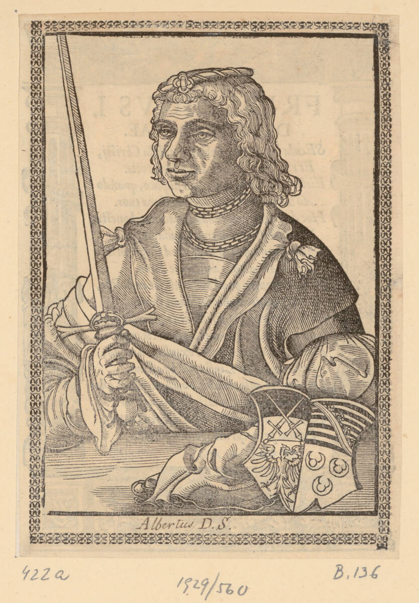 Bildnis von Albrecht dem Beherzten, Herzog von Sachsen, GabrielSchnellbolz, 1563