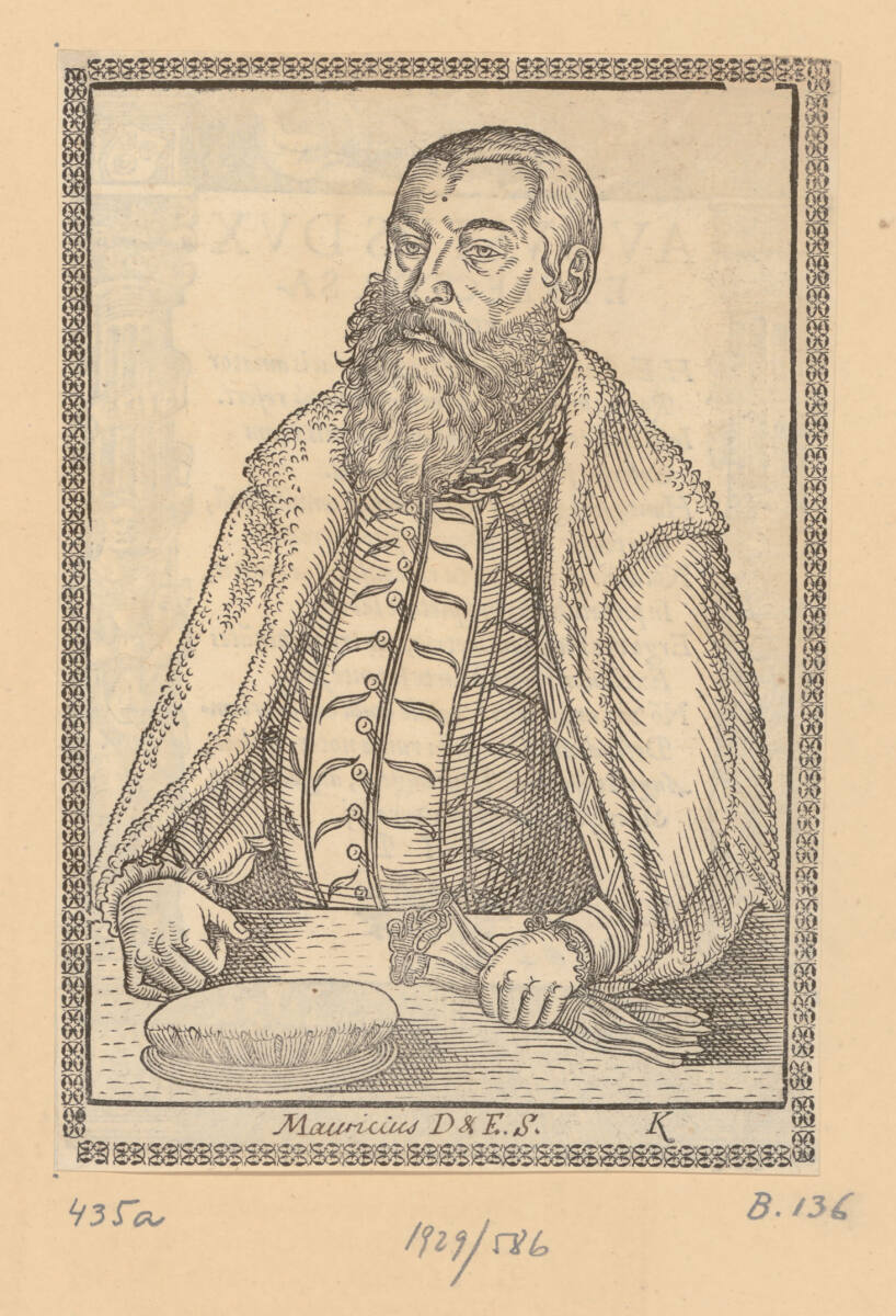 Bildnis von Moritz, Herzog von Sachsen, GabrielSchnellbolz, 1563