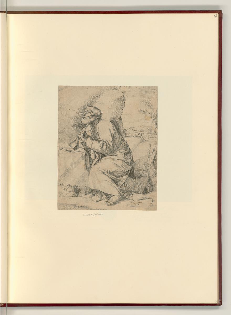 Jusepe de Ribera, Die Reue des hl. Petrus, Inv. Nr.: Italien nach Sektionen II/31, It/II/31/17