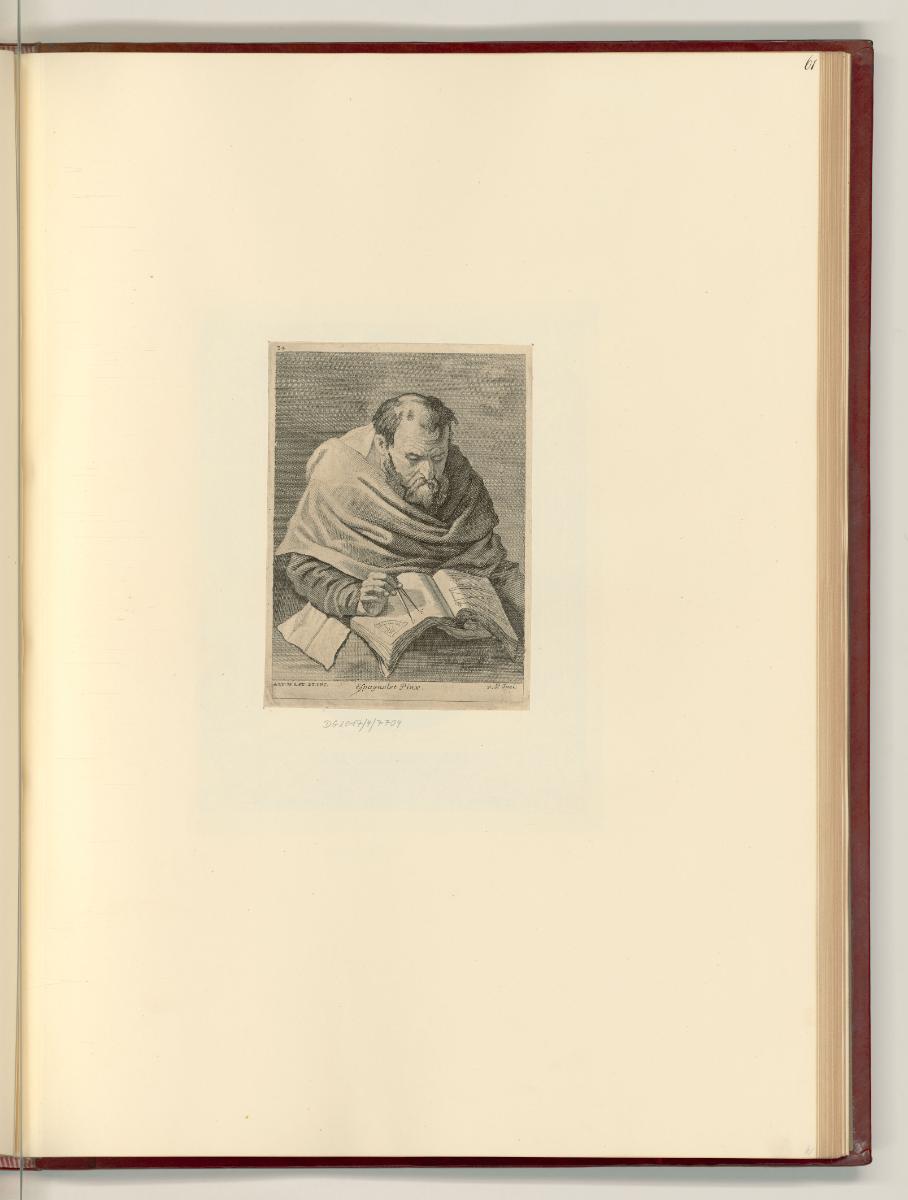 Jusepe de Ribera, Ein Mathematiker, Inv. Nr.: Italien nach Sektionen II/31, It/II/31/61