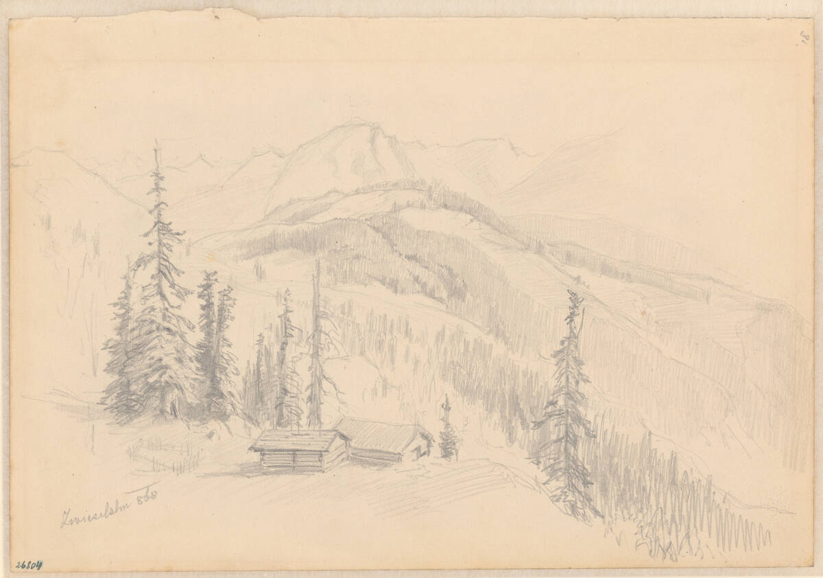 Zwieselalm, Carl Schuch, 1868