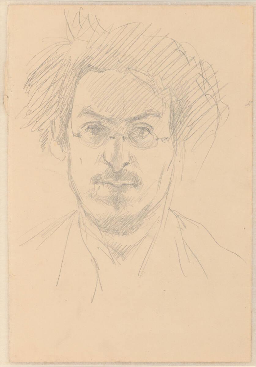 Carl Schuch, Männliches Bildnis, Inv. Nr.: 26804v