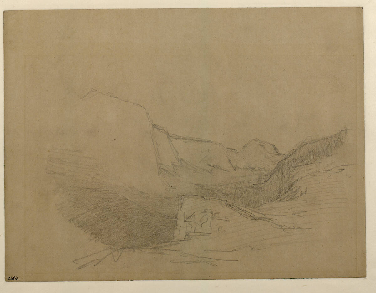 Blick in ein Gebirgstal, Carl Schuch