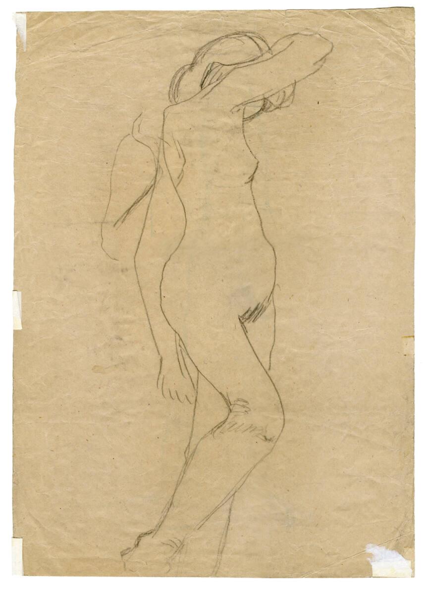 Rudolf Kalvach, Anderes Sujet (verso), Inv. Nr.: 47681v