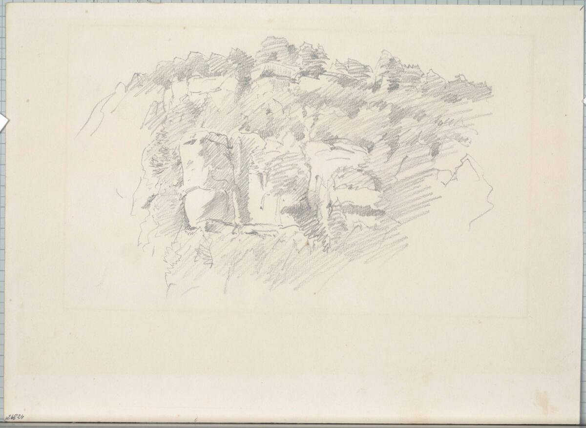 Carl Schuch, Felsige Landschaft, Inv. Nr.: 26824