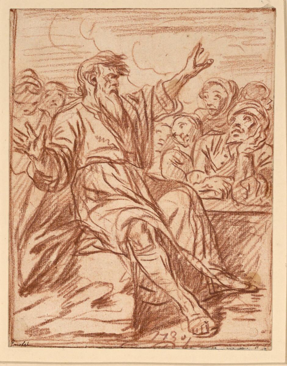 Charles Parrocel, Predigender Prophet, Inv. Nr.: 26858