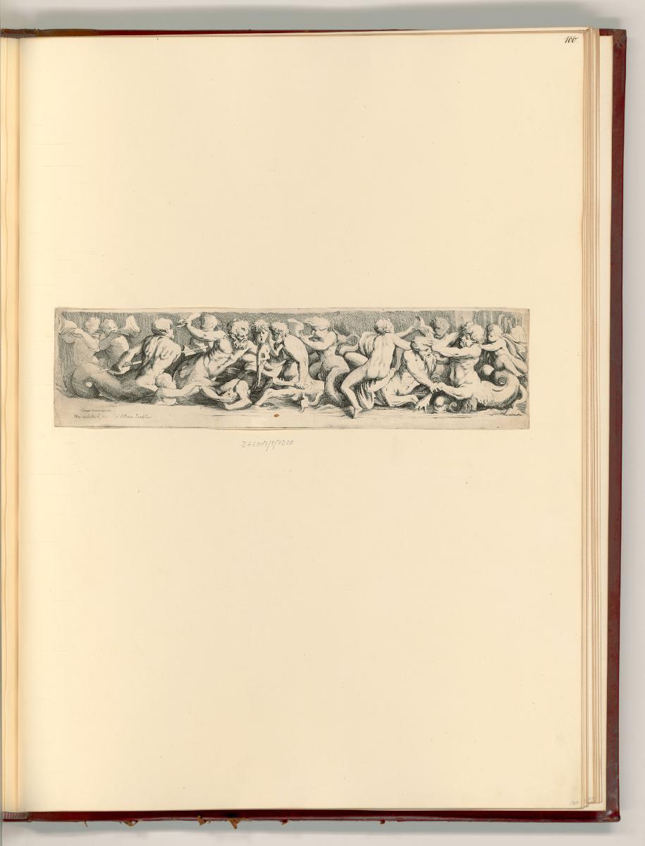 Federico Fiori, detto il Baroccio; Giorgio Vasari, detto Giorgio Aretino, Fries mit kämpfenden …