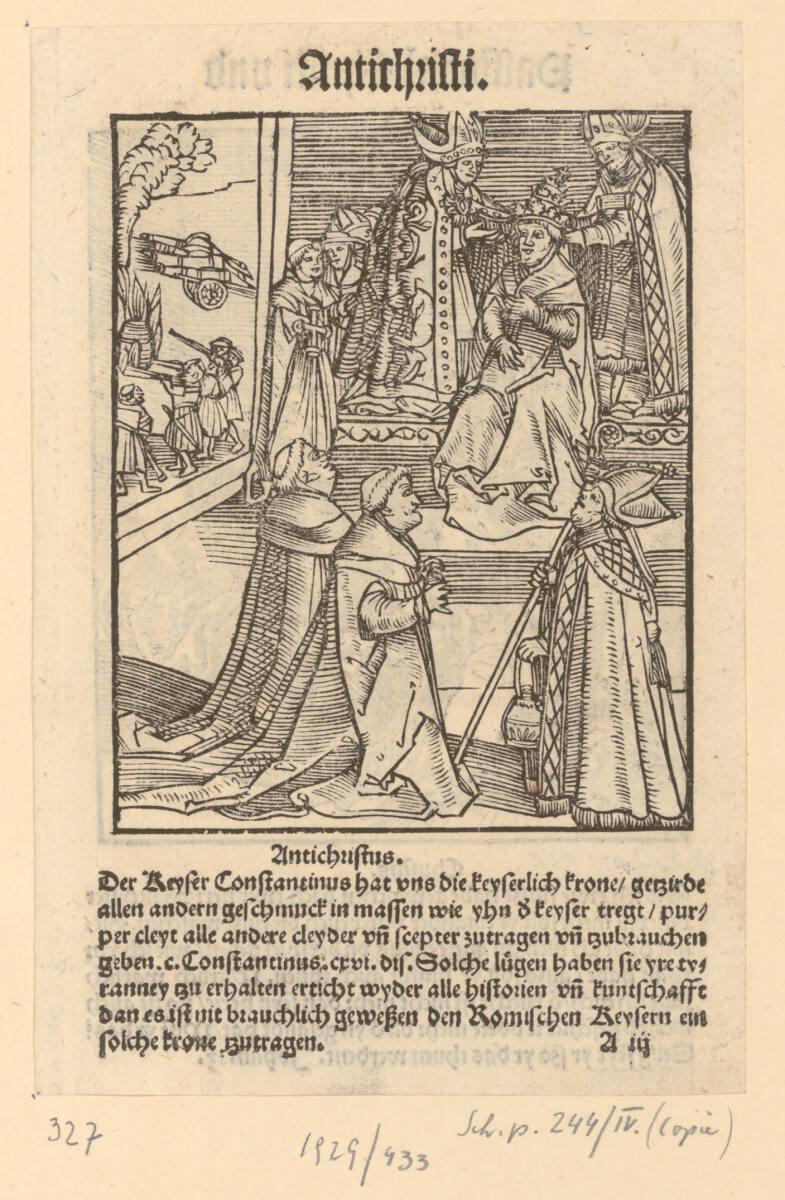 Lucas Cranach d. Ä., Die Papstkrönung, Inv. Nr.: DG1929/433r