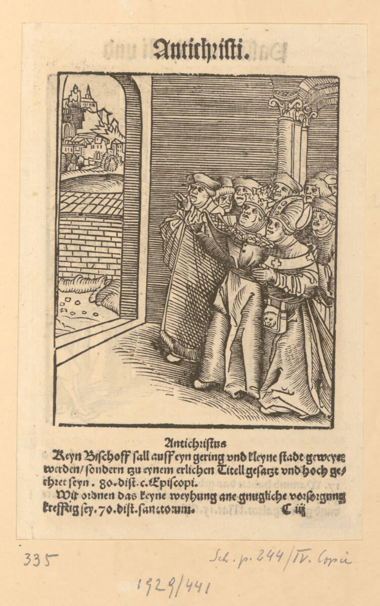 Die Bischofseinsetzung, Lucas Cranach d. Ä.