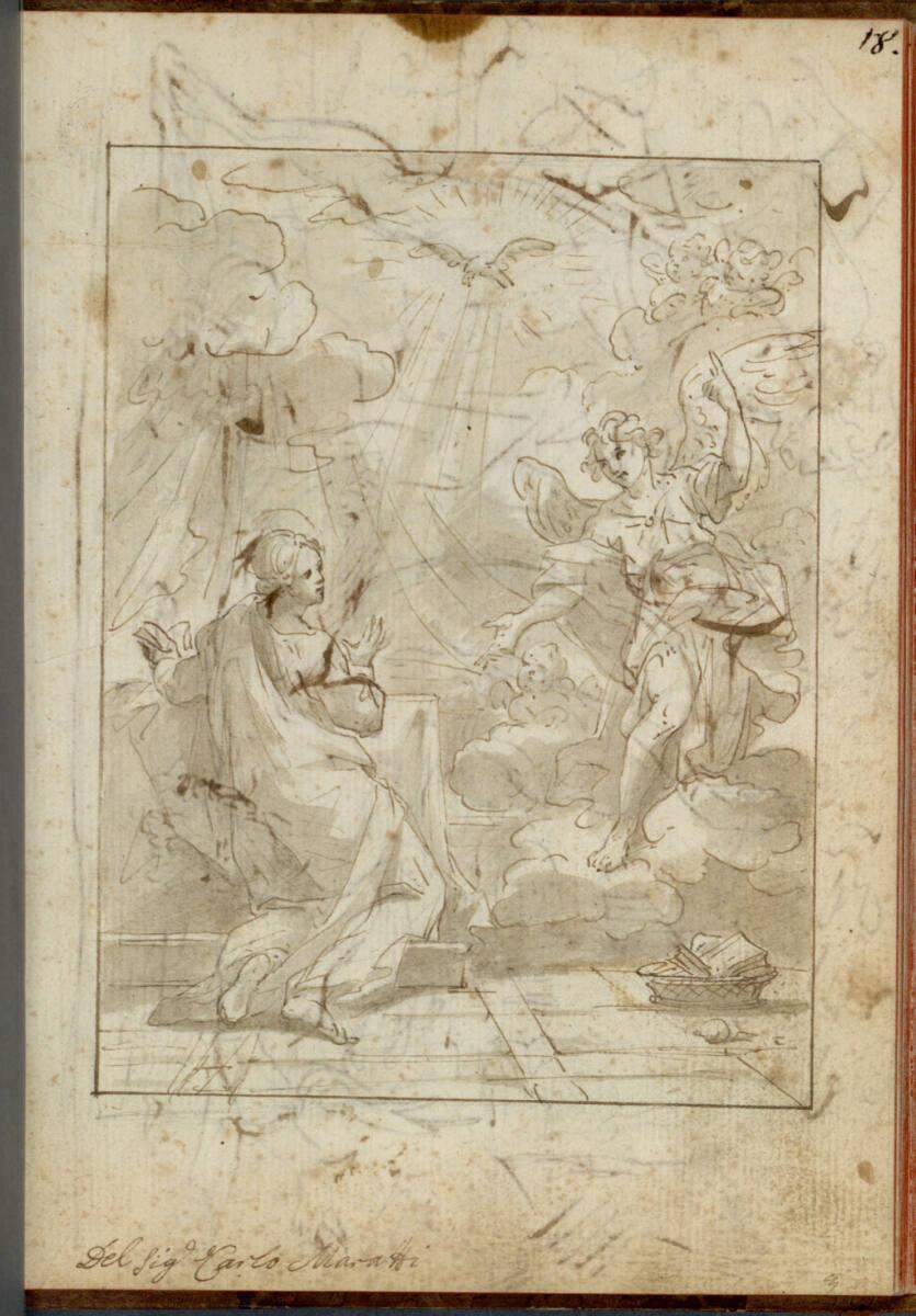 Bartolomeo Altomonte, Verkündigung, Inv. Nr.: 26879/18r
