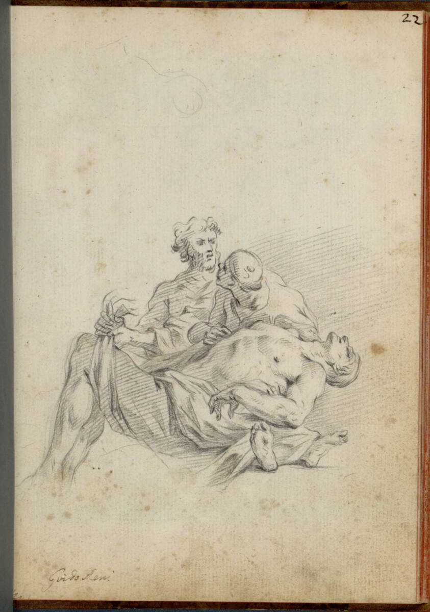 Pesttoten auf einen Karren hievend, Bartolomeo Altomonte