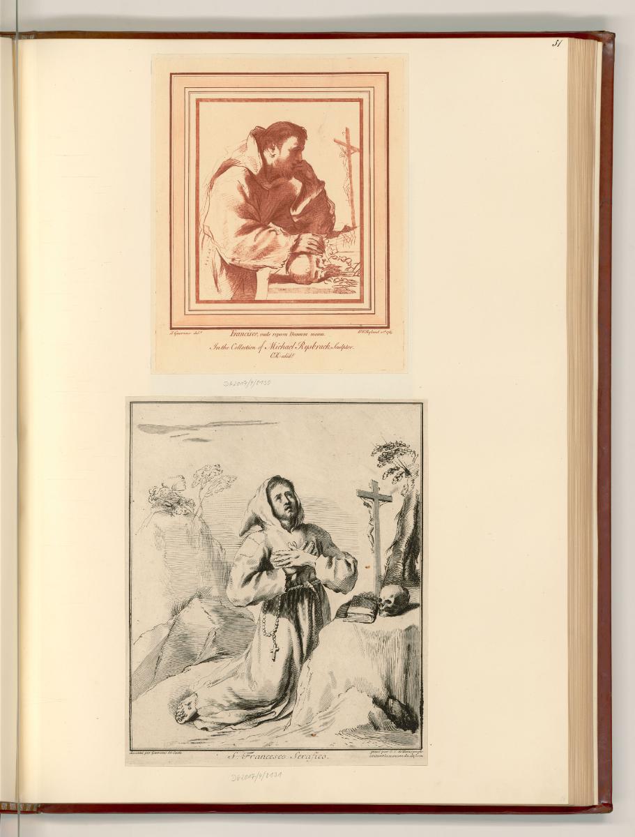 Francesco Barbieri detto il Guercino da Cento Vol. II., Hl. Franz von Assisi, Inv. Nr.: Italien…