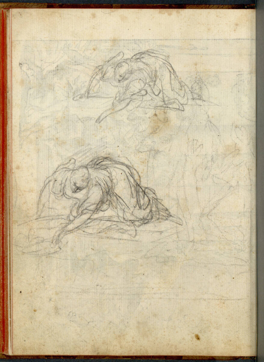Zwei Studien einer knienden Frau, Bartolomeo Altomonte