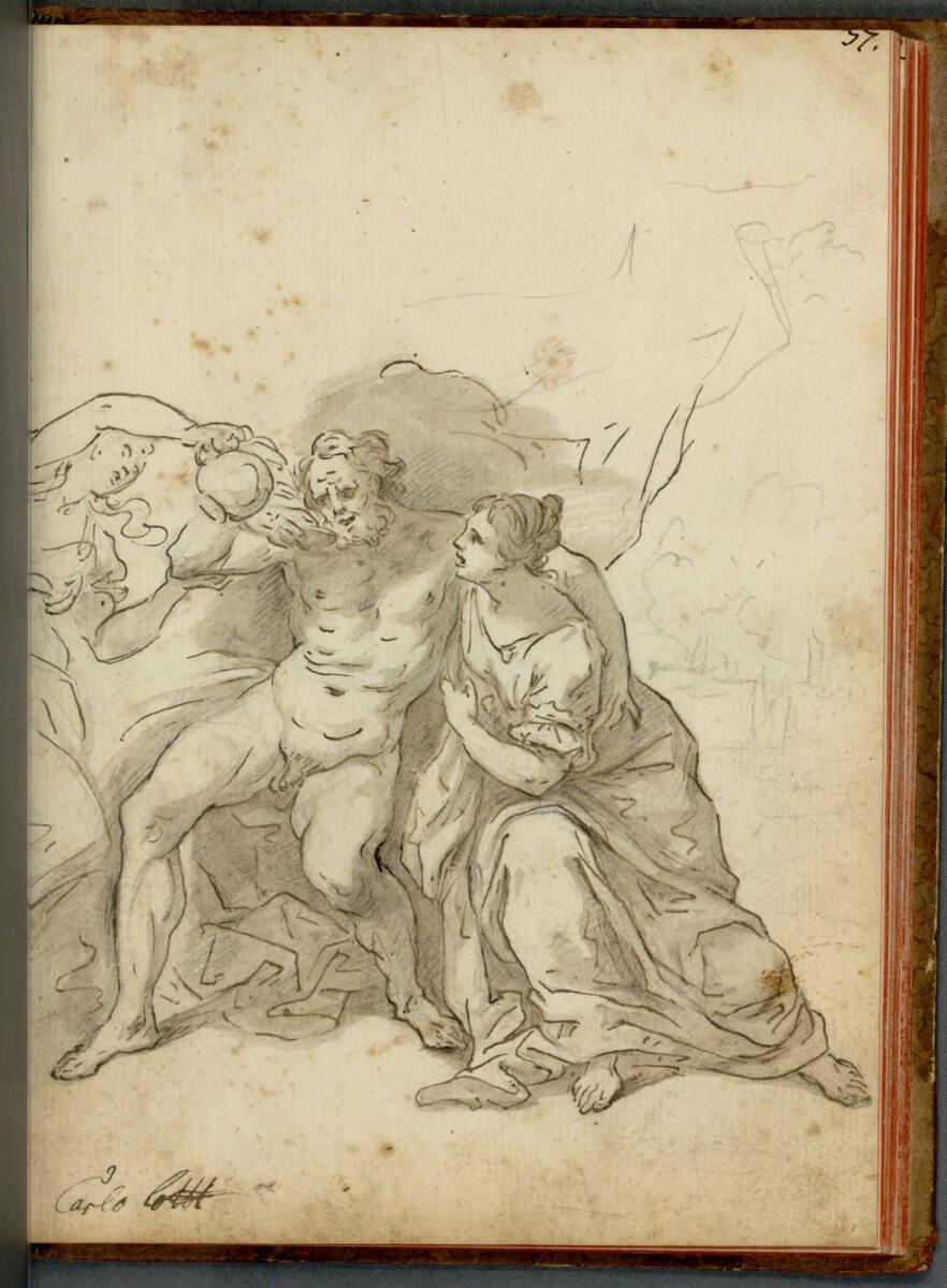Bartolomeo Altomonte, Loth und seine Töchter, Inv. Nr.: 26879/37