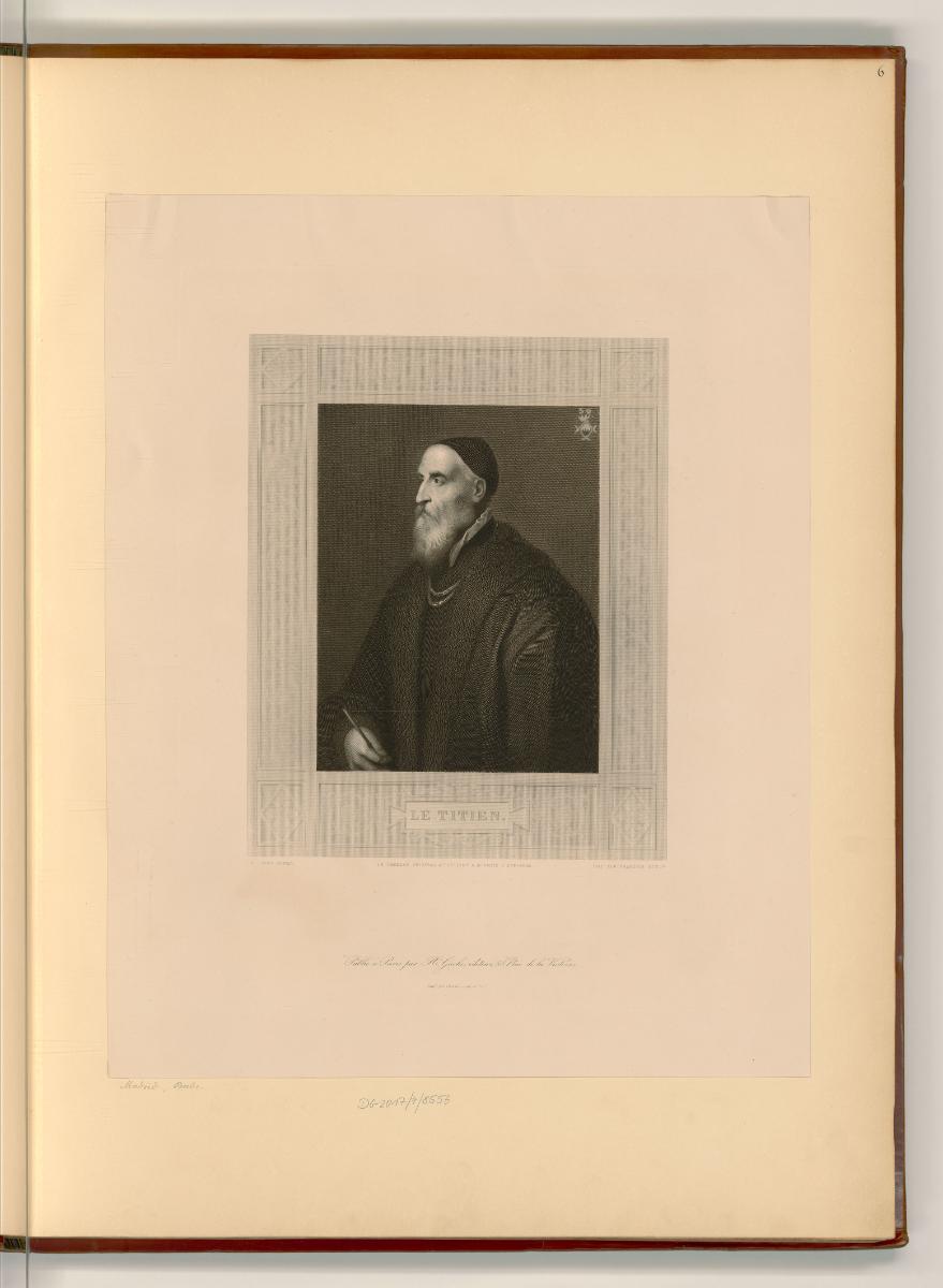 Tiziano Vecellio I, Porträt Tiziano Vecellio, Inv. Nr.: Italien nach Sektionen II/38, It/II/38/…