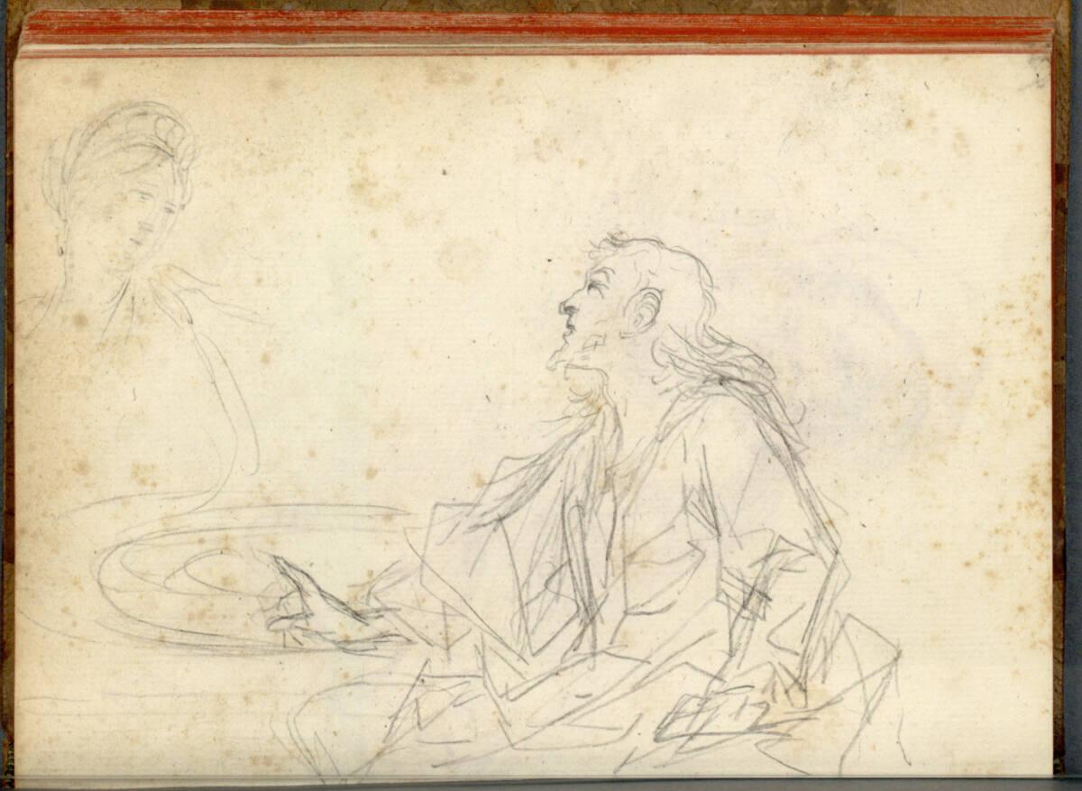 Bartolomeo Altomonte, Christus und die Samariterin am Brunnen, Inv. Nr.: 26879/42v