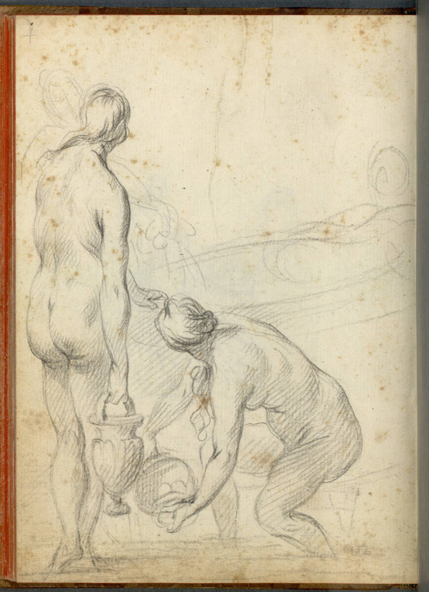 Zwei weibliche Rückenakte, Bartolomeo Altomonte