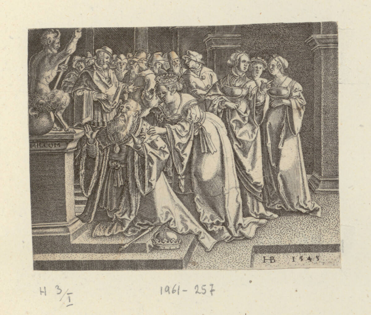 Salomons Götzenanbetung, Hans Brosamer, 1545