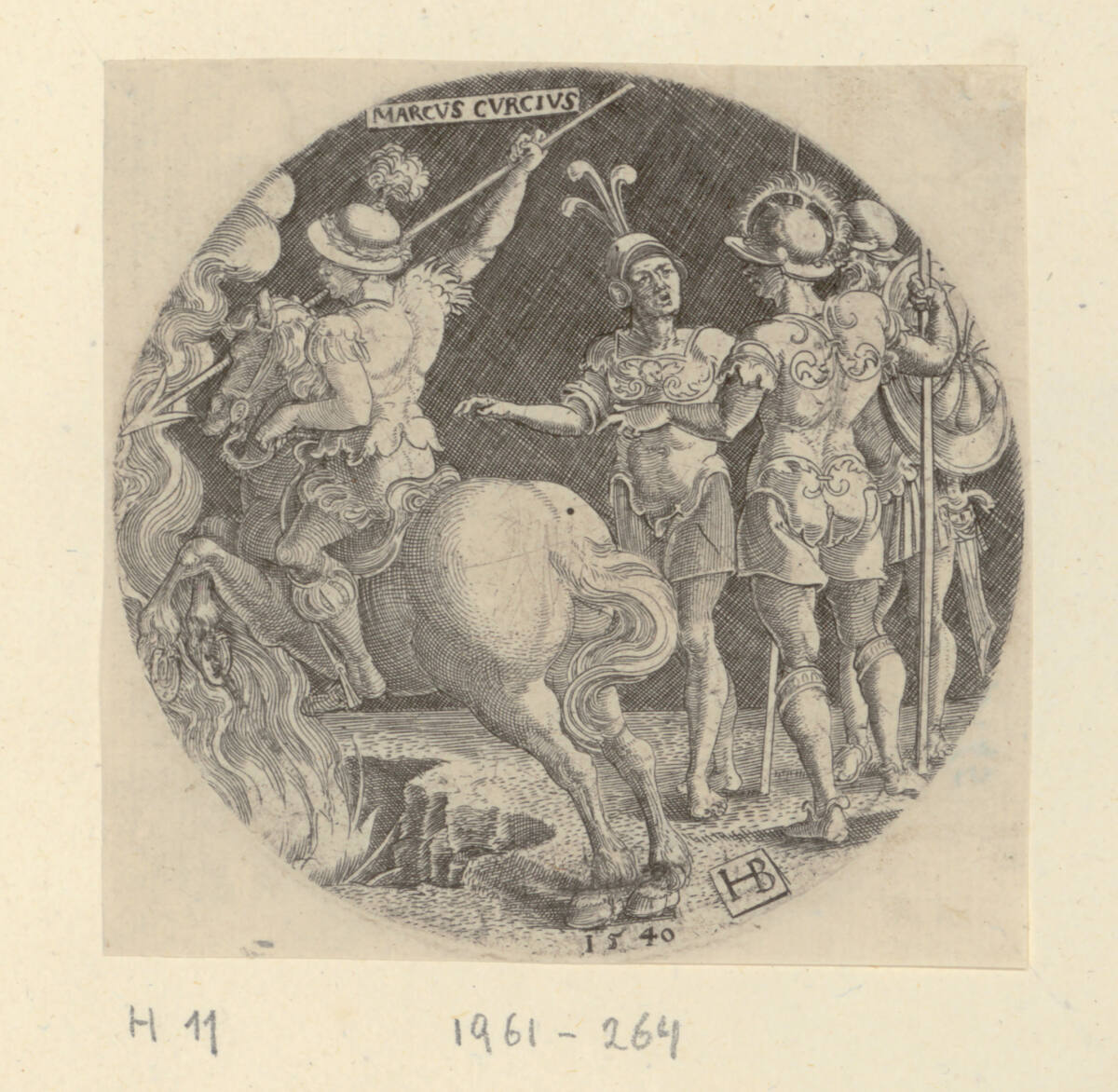 Marcus Curtius, Hans Brosamer, 1540