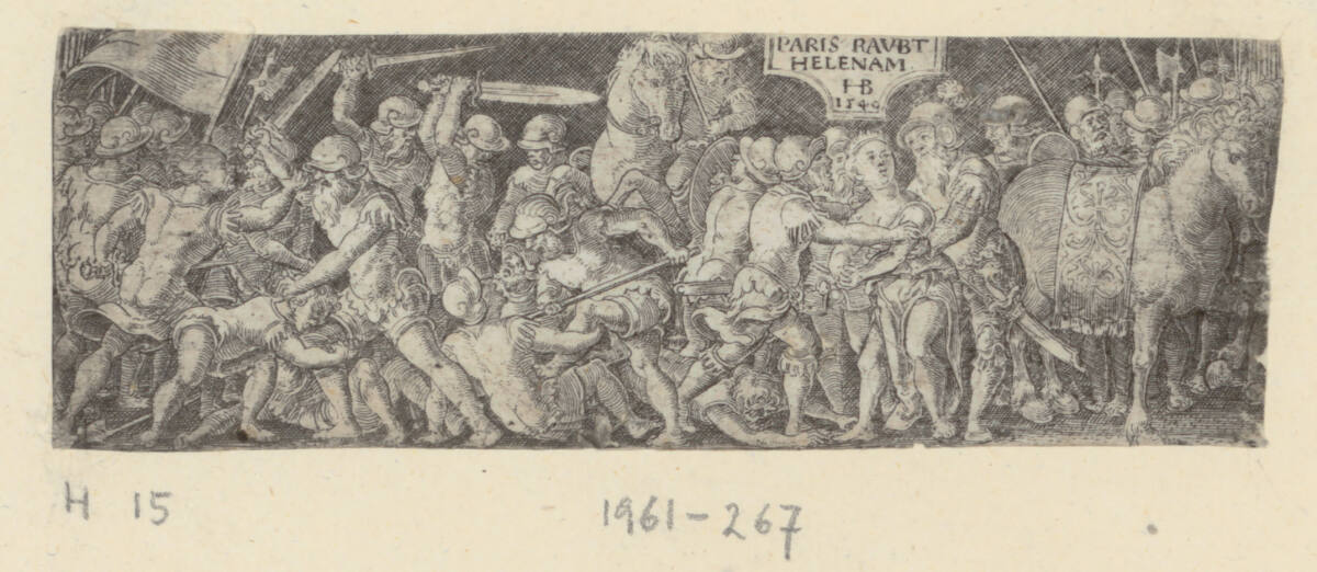 Raub der Helena, Hans Brosamer, 1540