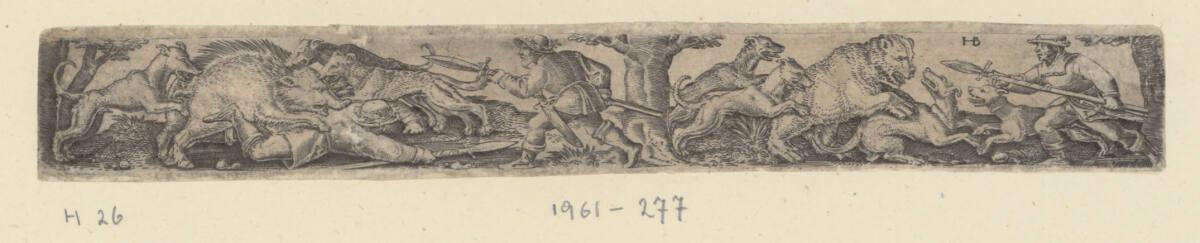 Hans Brosamer, Eber- und Bärenjagd, Inv. Nr.: DG1961/277