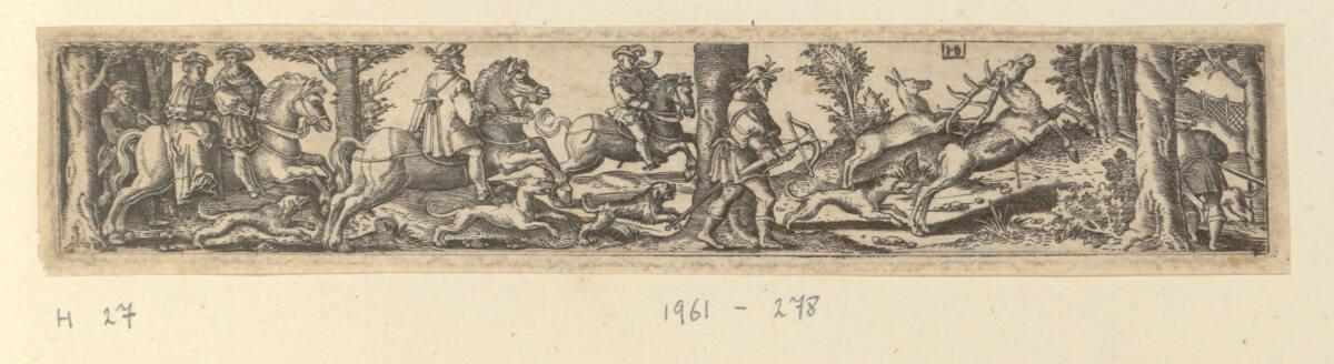 Hans Brosamer, Hirschjagd, Inv. Nr.: DG1961/278
