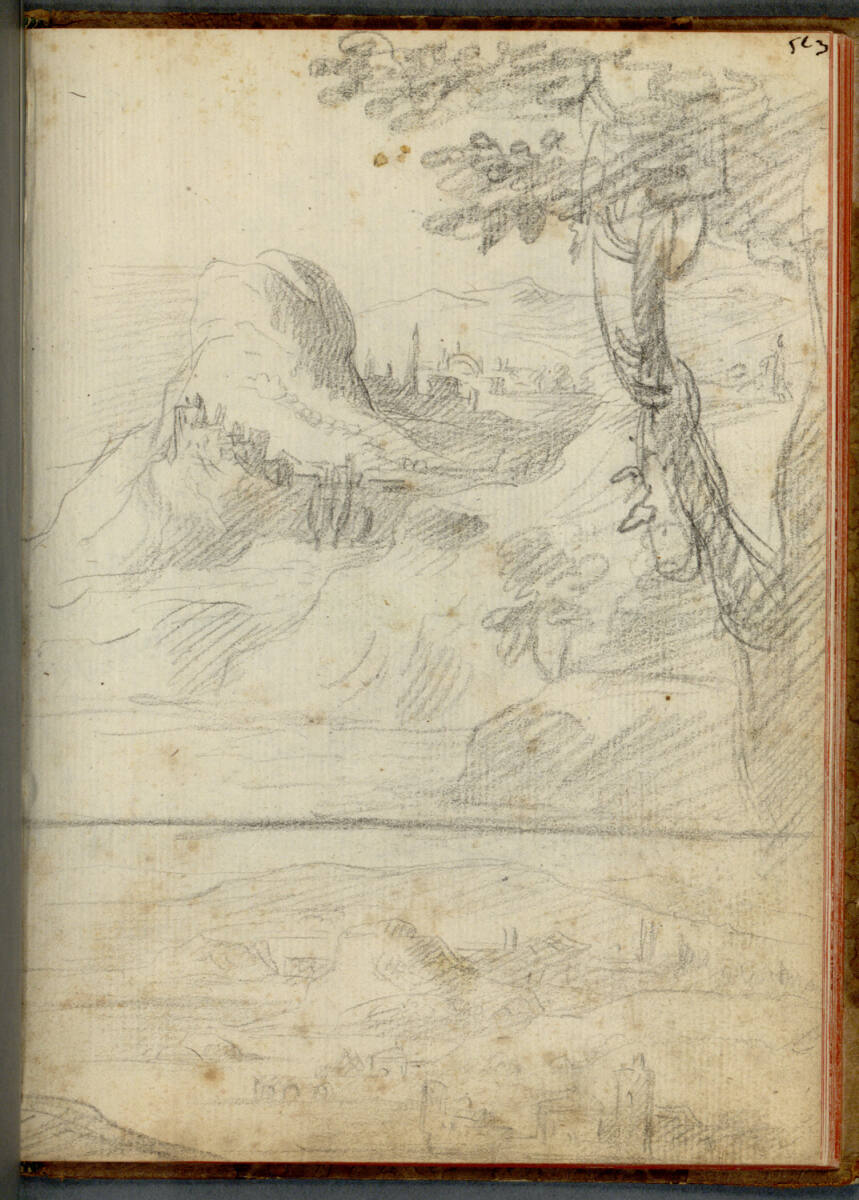 Landschaft mit Stadt, Bartolomeo Altomonte