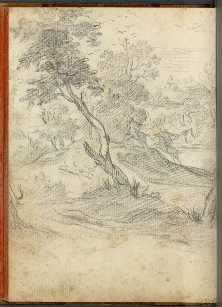 Landschaft mit zwei Reitern, Bartolomeo Altomonte