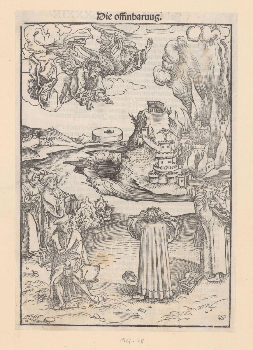 Lucas Cranach d. Ä., Neues Testament (Luther-Bibel): Das zerstörte Babylon (Offenbarung des Joh…