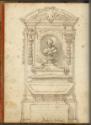 Bartolomeo Altomonte, Grabdenkmal von Pietro di Cortona, Inv. Nr.: 26879/62v