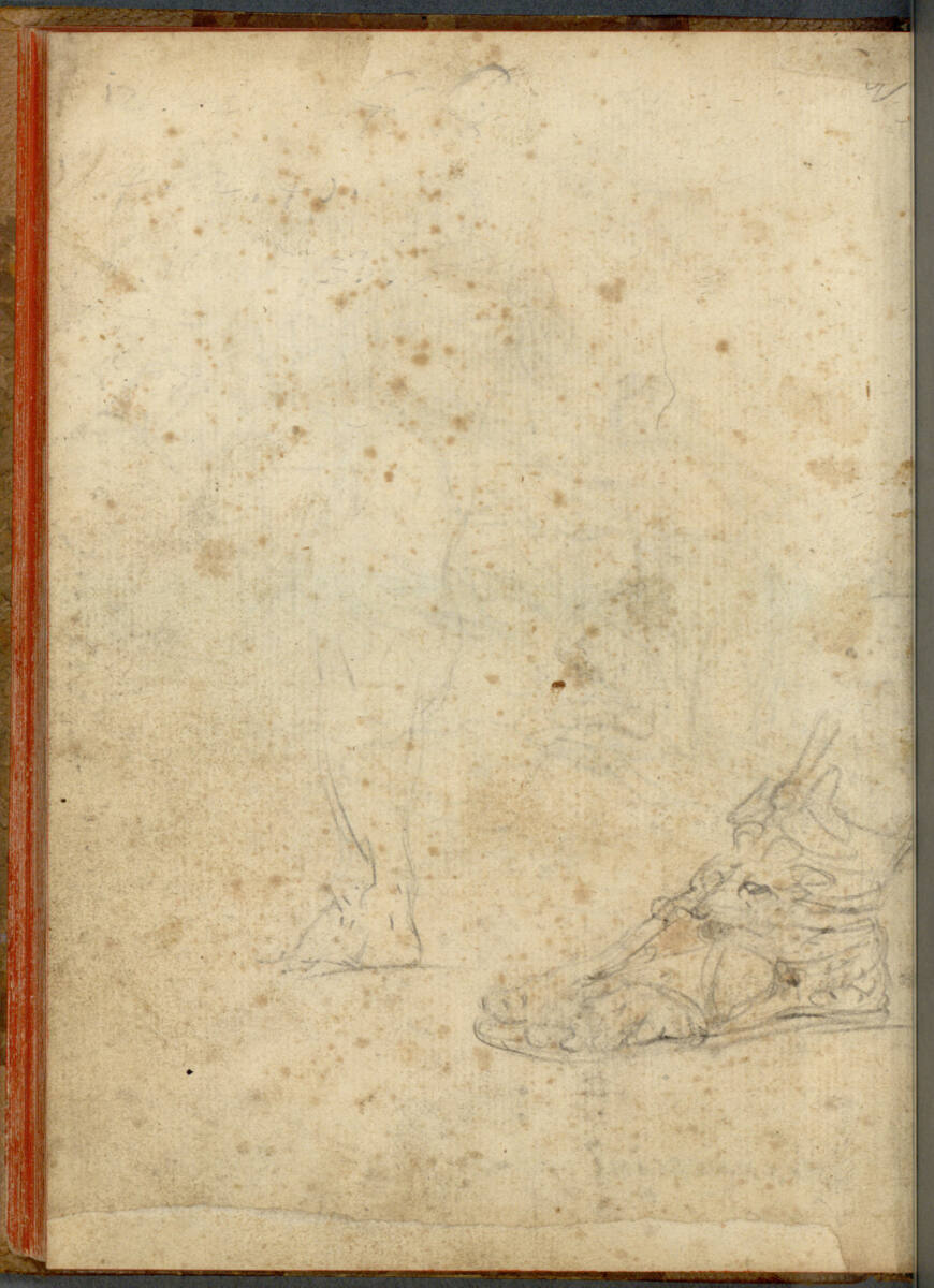 Fußstudie, Bartolomeo Altomonte