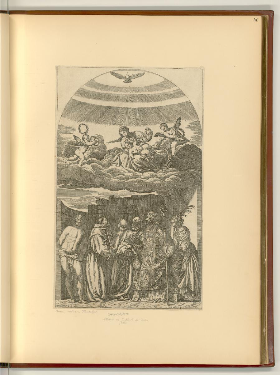 Tiziano Vecellio II, Madonna di San Niccolò dei Frari, Inv. Nr.: Italien nach Sektionen II/39, …