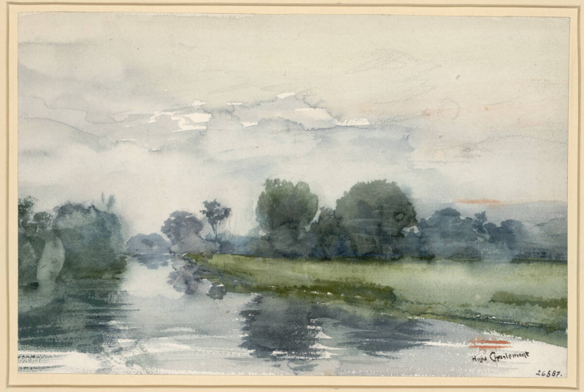 Flußlandschaft, Hugo Charlemont