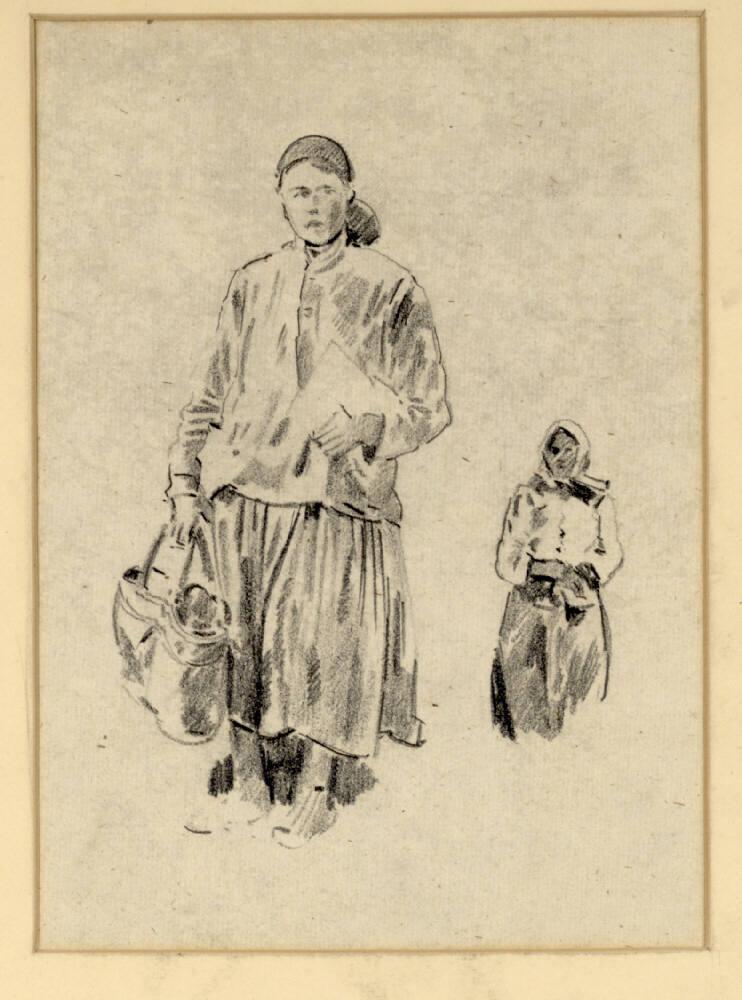 Demeter Koko, Zwei Bauernmädchen, Inv. Nr.: 26894