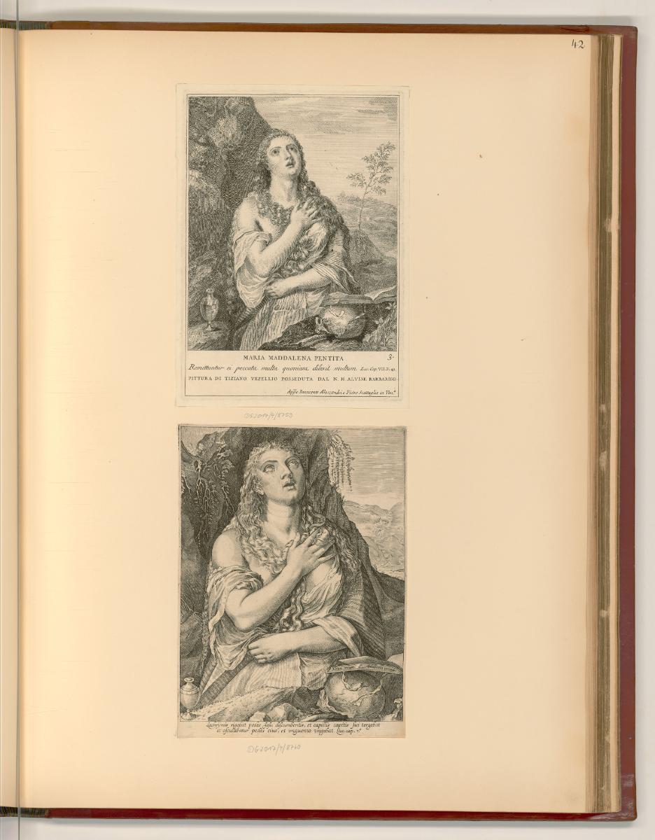 Tiziano Vecellio III, Maria Magdalena in der Einöde, Inv. Nr.: Italien nach Sektionen II/40, It…