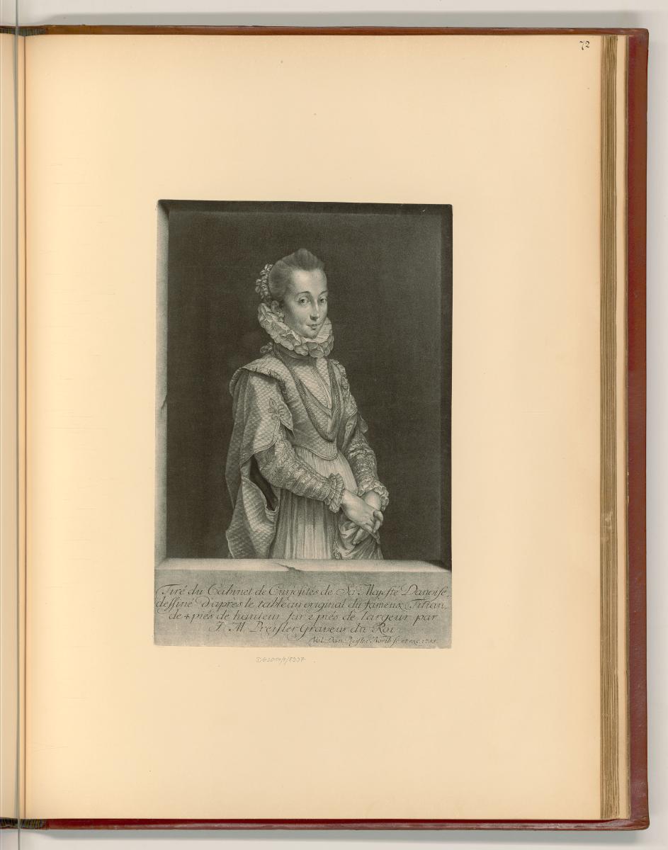 Tiziano Vecellio V, Bildnis einer Frau in Mode des 16. Jahrhunderts (spanische Halskrause), Inv…