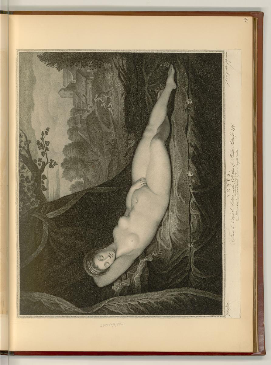 Tiziano Vecellio IV, Schlafende Venus, Inv. Nr.: Italien nach Sektionen II/41, It/II/41/27