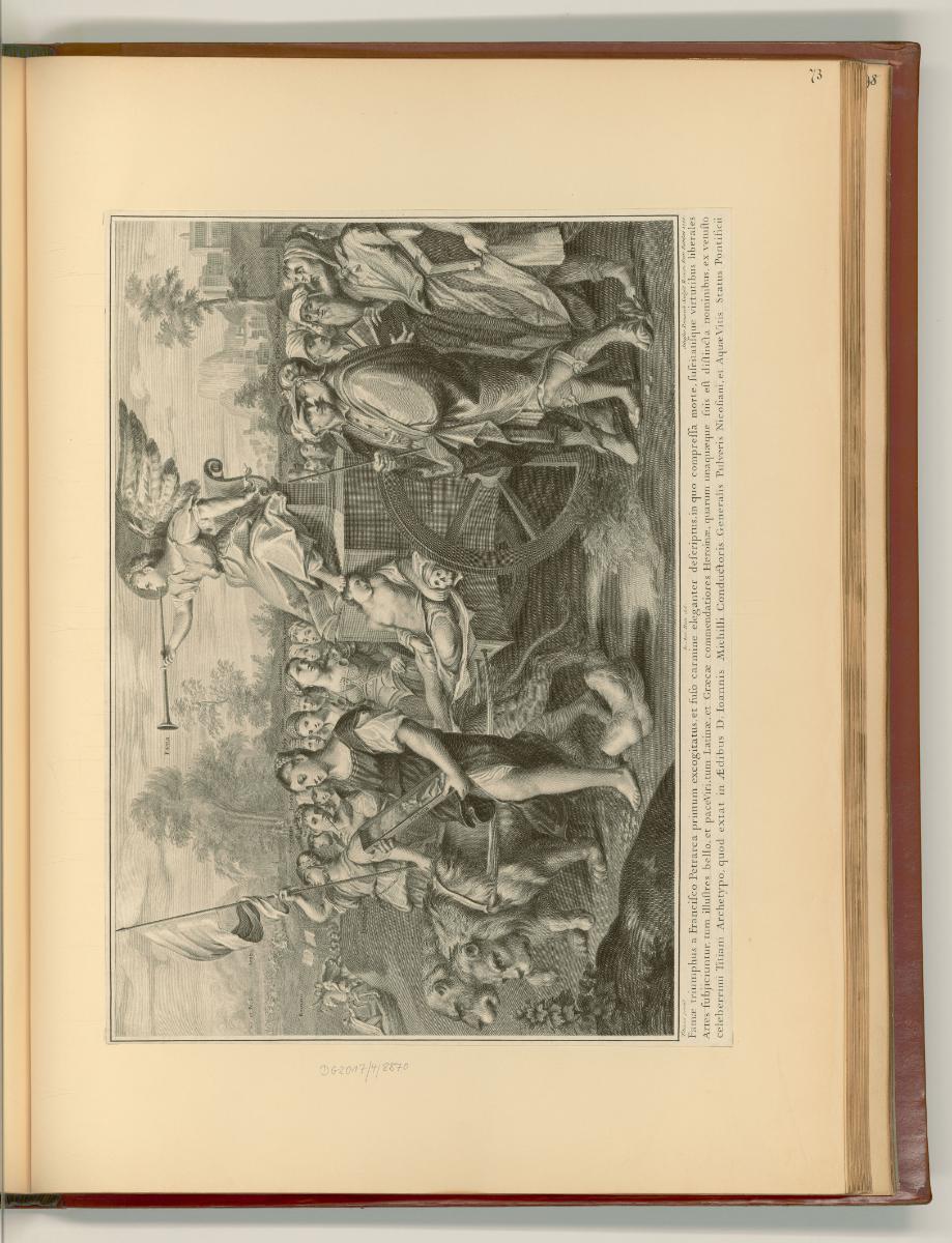 Tiziano Vecellio IV, Triumph des Ruhmes, Inv. Nr.: Italien nach Sektionen II/41, It/II/41/73