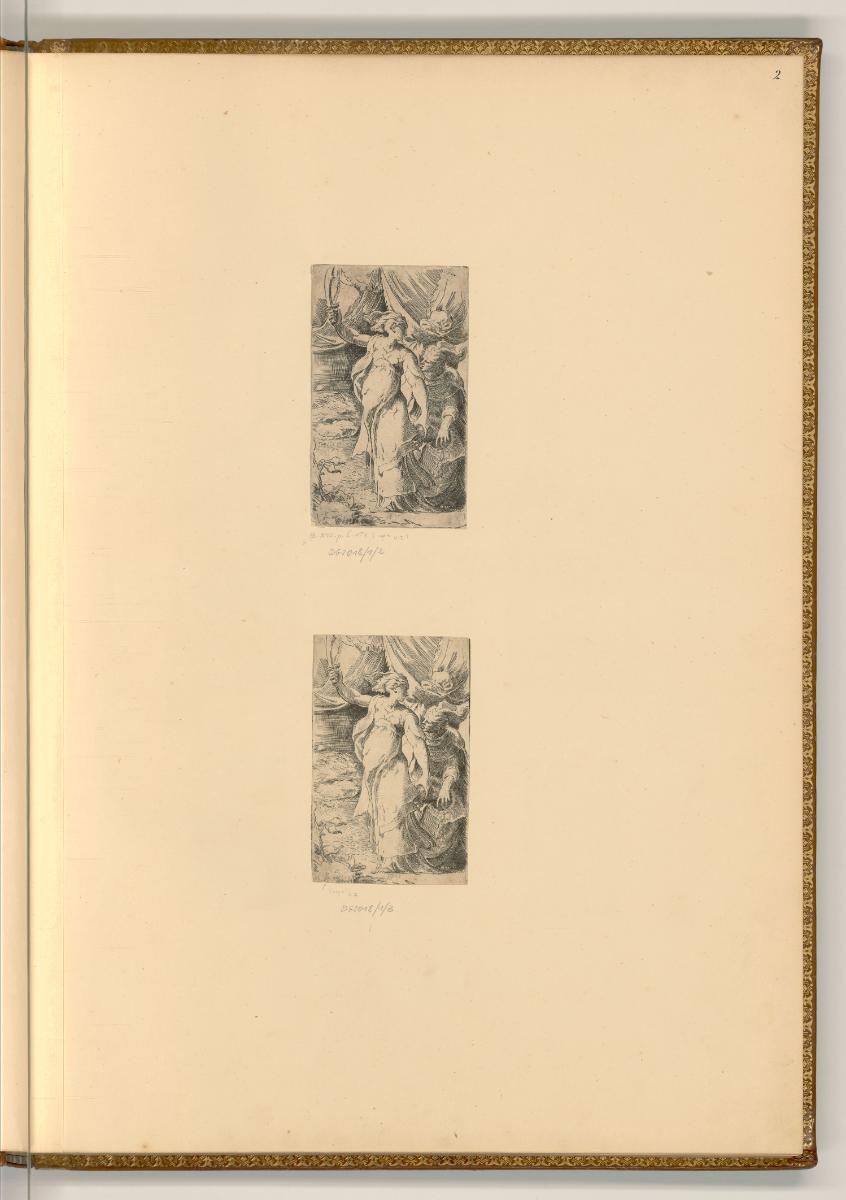 Francesco Mazzola detto il Parmigianino. Andrea Meldolla., Judith, Inv. Nr.: Italien nach Sekti…