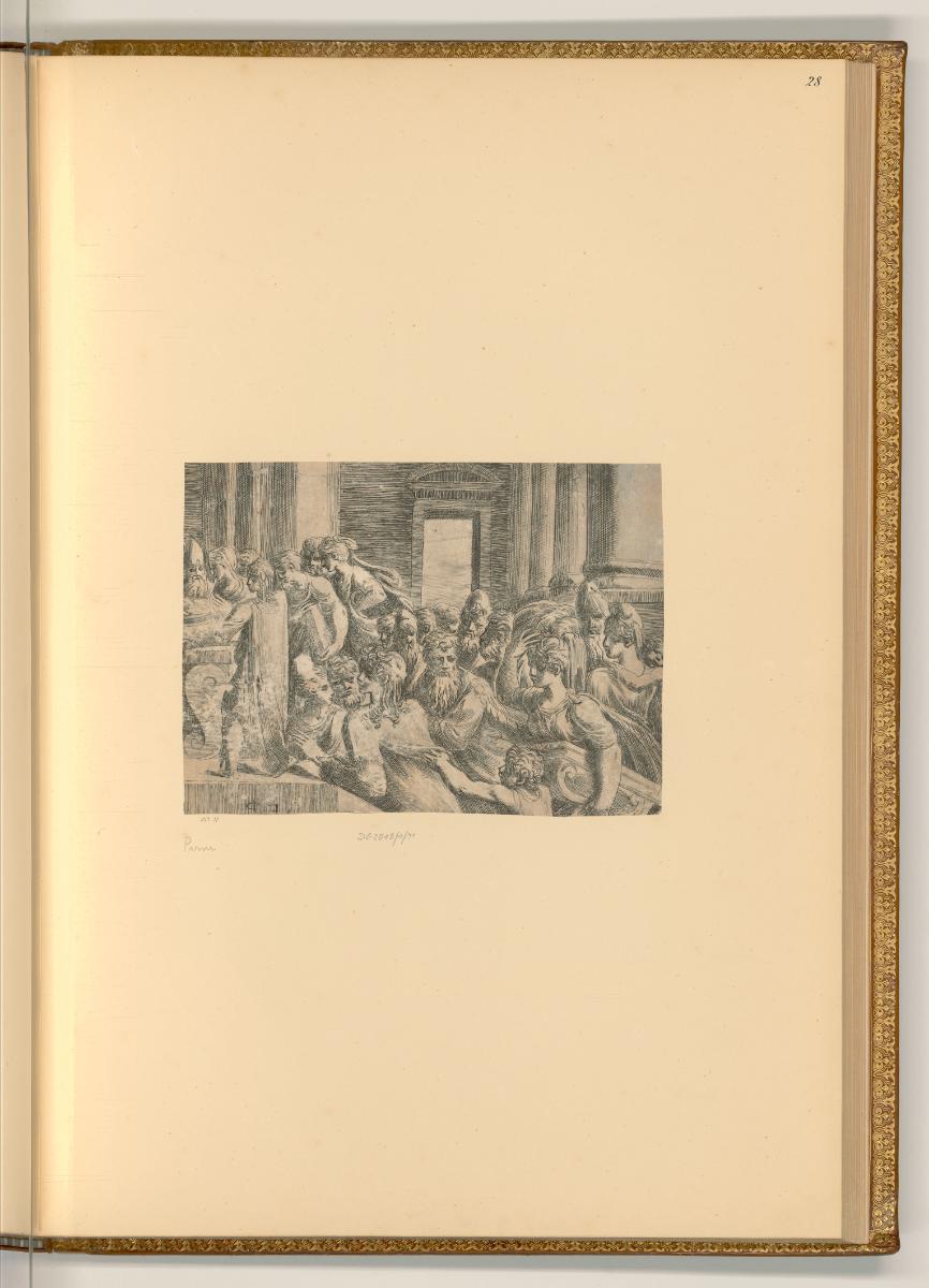 Francesco Mazzola detto il Parmigianino. Andrea Meldolla., Darbringung im Tempel, Inv. Nr.: Ita…