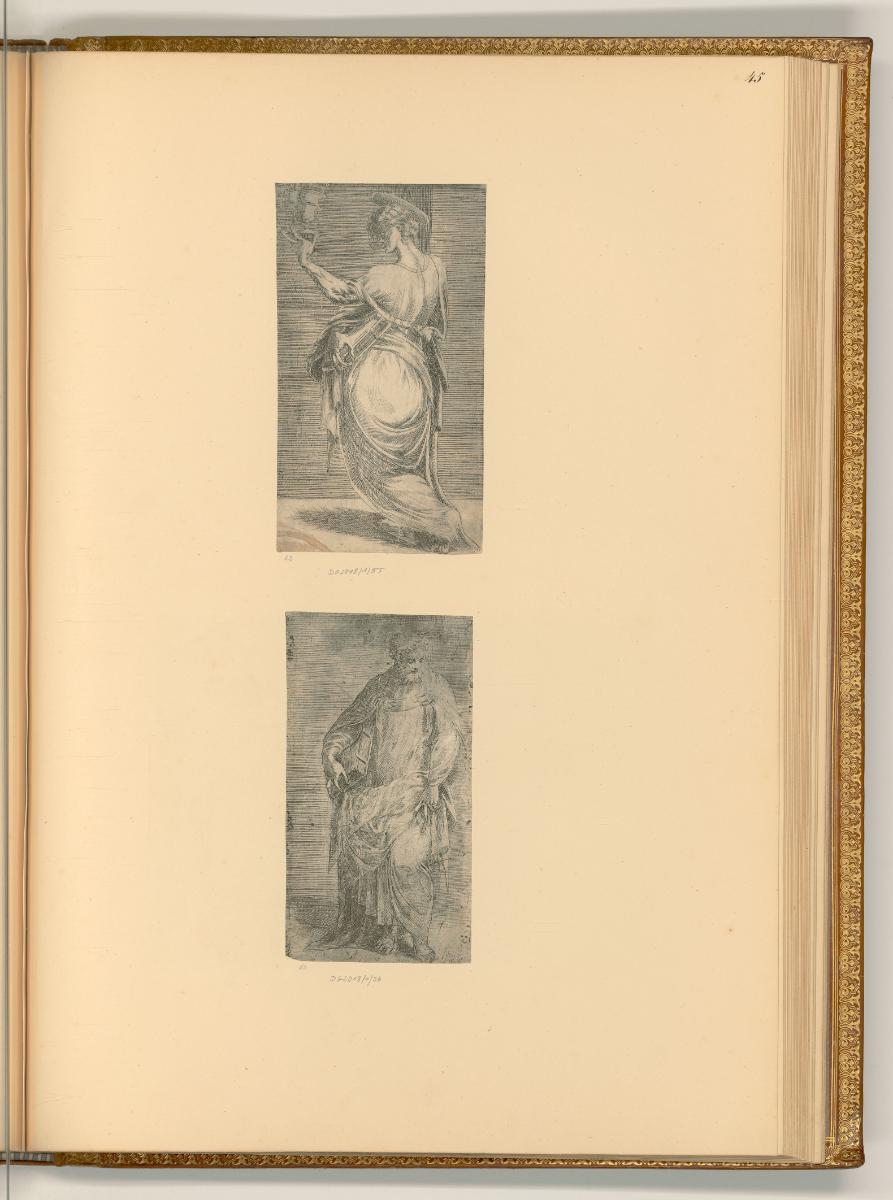 Francesco Mazzola detto il Parmigianino. Andrea Meldolla., Apostel, Inv. Nr.: Italien nach Sekt…