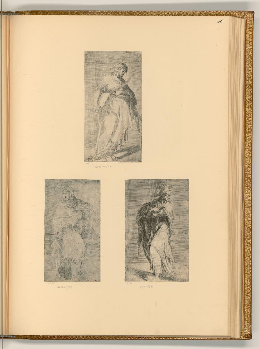 Francesco Mazzola detto il Parmigianino. Andrea Meldolla., Apostel, Inv. Nr.: Italien nach Sekt…