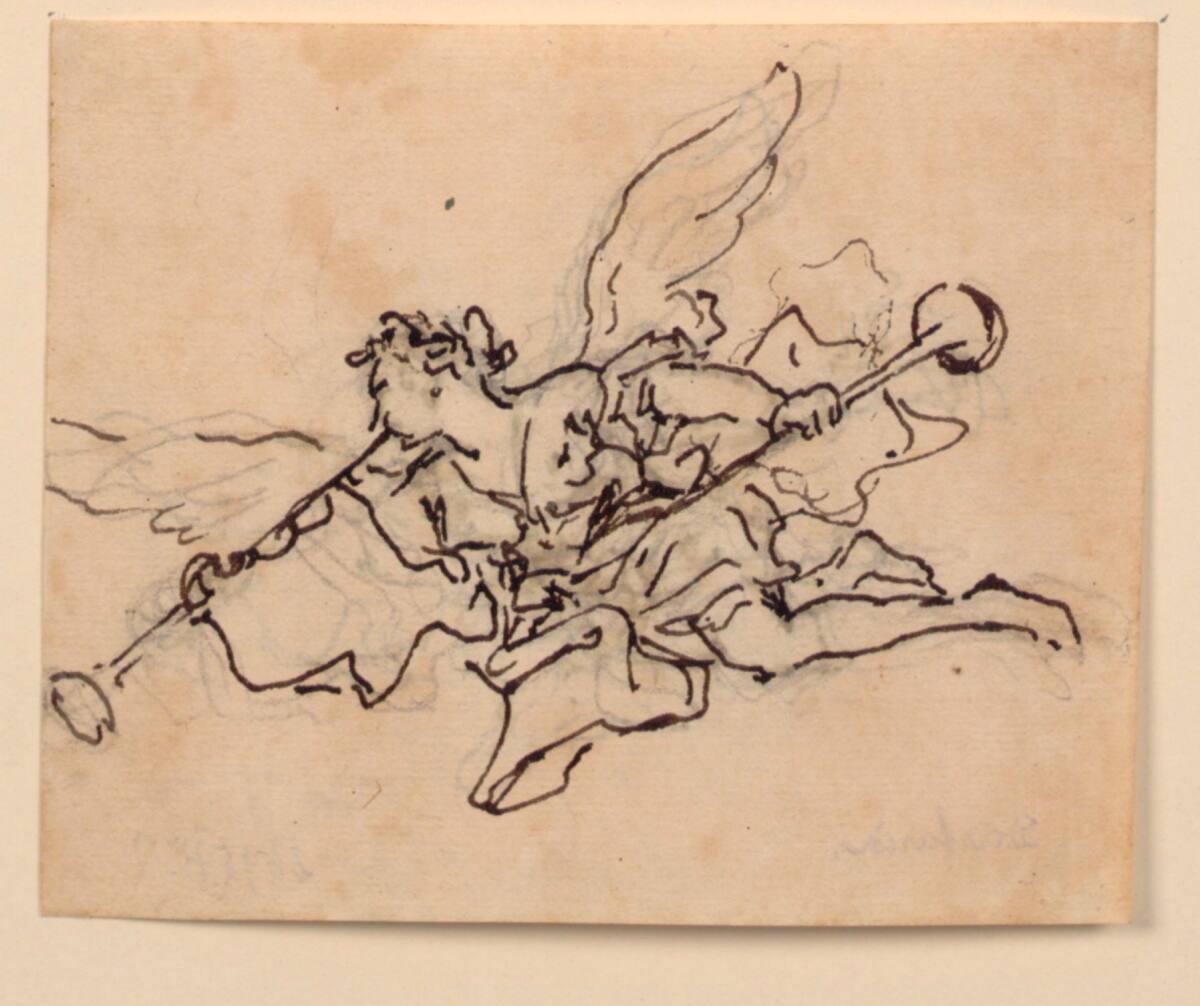 Daniel Gran, Posaunender Engel, Inv. Nr.: 26957