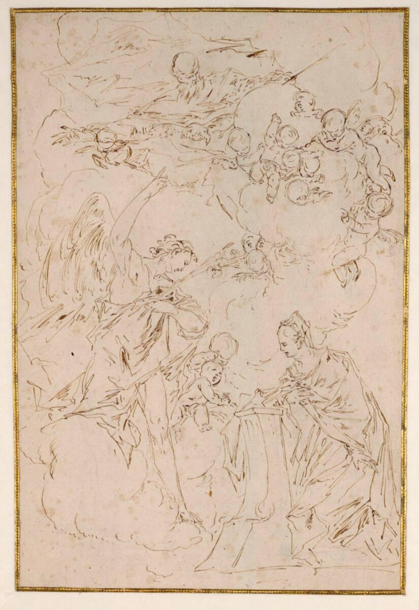Paul Troger, Die Verkündigung an Maria, Inv. Nr.: 26982