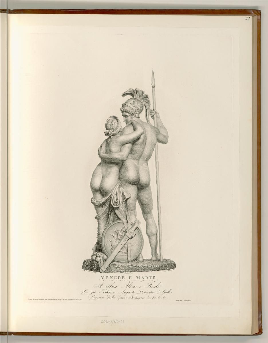 Antonio Canova, Venus und Mars, Inv. Nr.: Italien nach Sektionen II/44, It/II/44/20