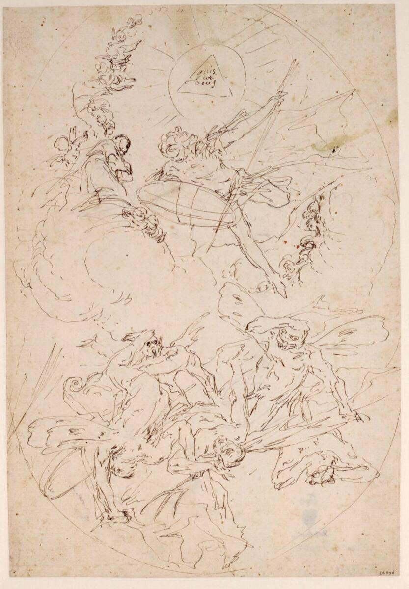 Paul Troger, Der Engelssturz, Inv. Nr.: 26996