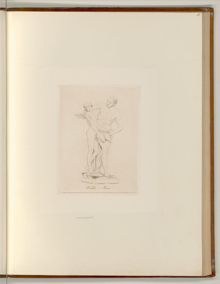 Antonio Canova, Daidalos und Ikaros, Inv. Nr.: Italien nach Sektionen II/44, It/II/44/51