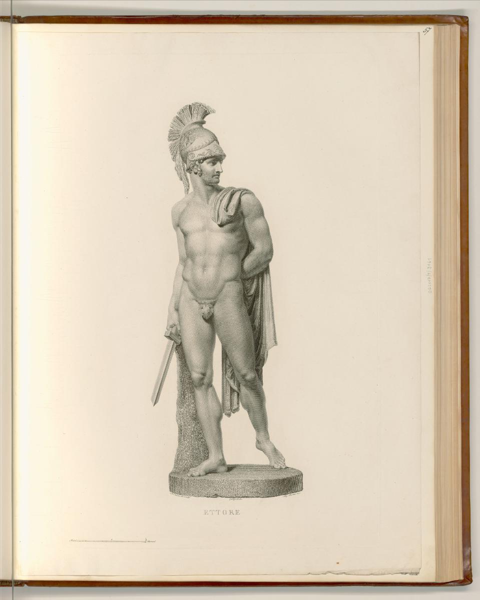 Antonio Canova, Hektor, Inv. Nr.: Italien nach Sektionen II/44, It/II/44/57
