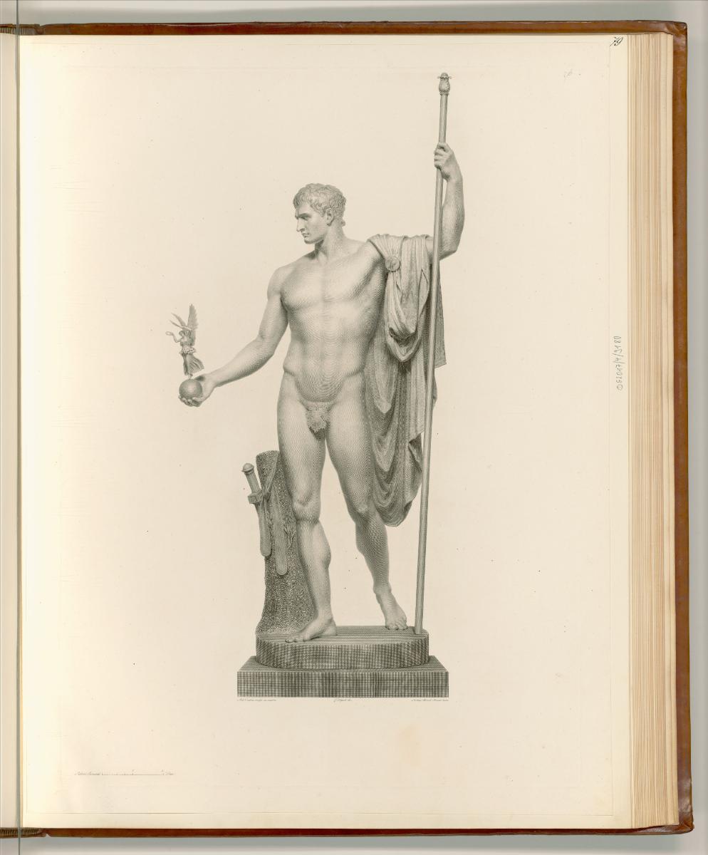 Antonio Canova, Napoleon als friedensbringender Mars, Inv. Nr.: Italien nach Sektionen II/44, I…