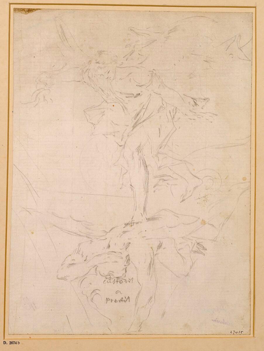 Paul Troger, Der Sturz Luzifers, Inv. Nr.: 27015